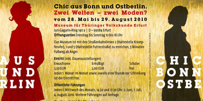 Chic aus Bonn und Ostberlin. Zwei Welten – zwei Moden?