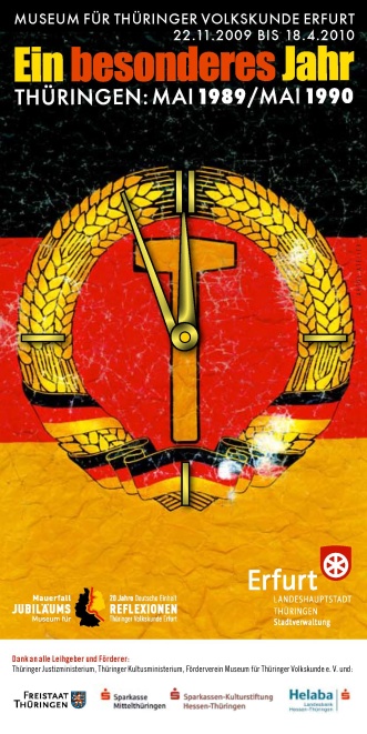 Das Wahrzeichen der DDR umgestaltet als Uhr