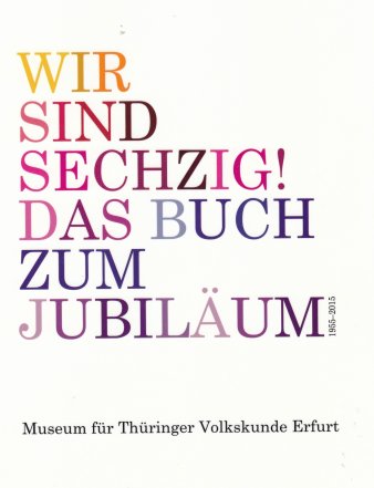 Titel in farbigen Großbuchstaben