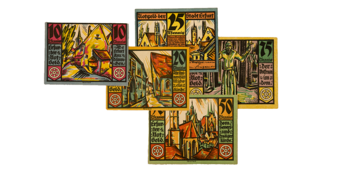 Interner Verweis: Papiernotgeld der Stadt Erfurt