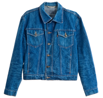 Blaue Jeans-Jacke